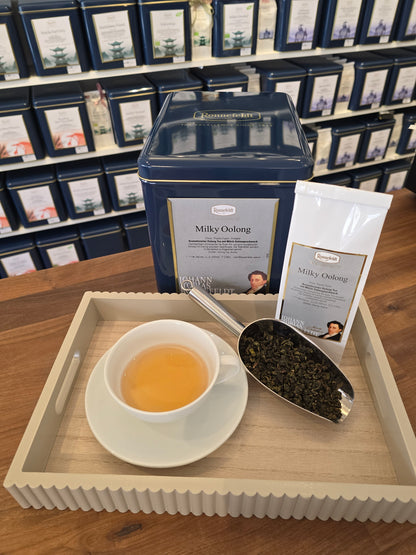Milky Oolong – aromatischer Oolong-Tee mit cremiger Note für Feinschmecker, ideal als hochwertiges Kundengeschenk oder für Kanzleien & Praxisteams
