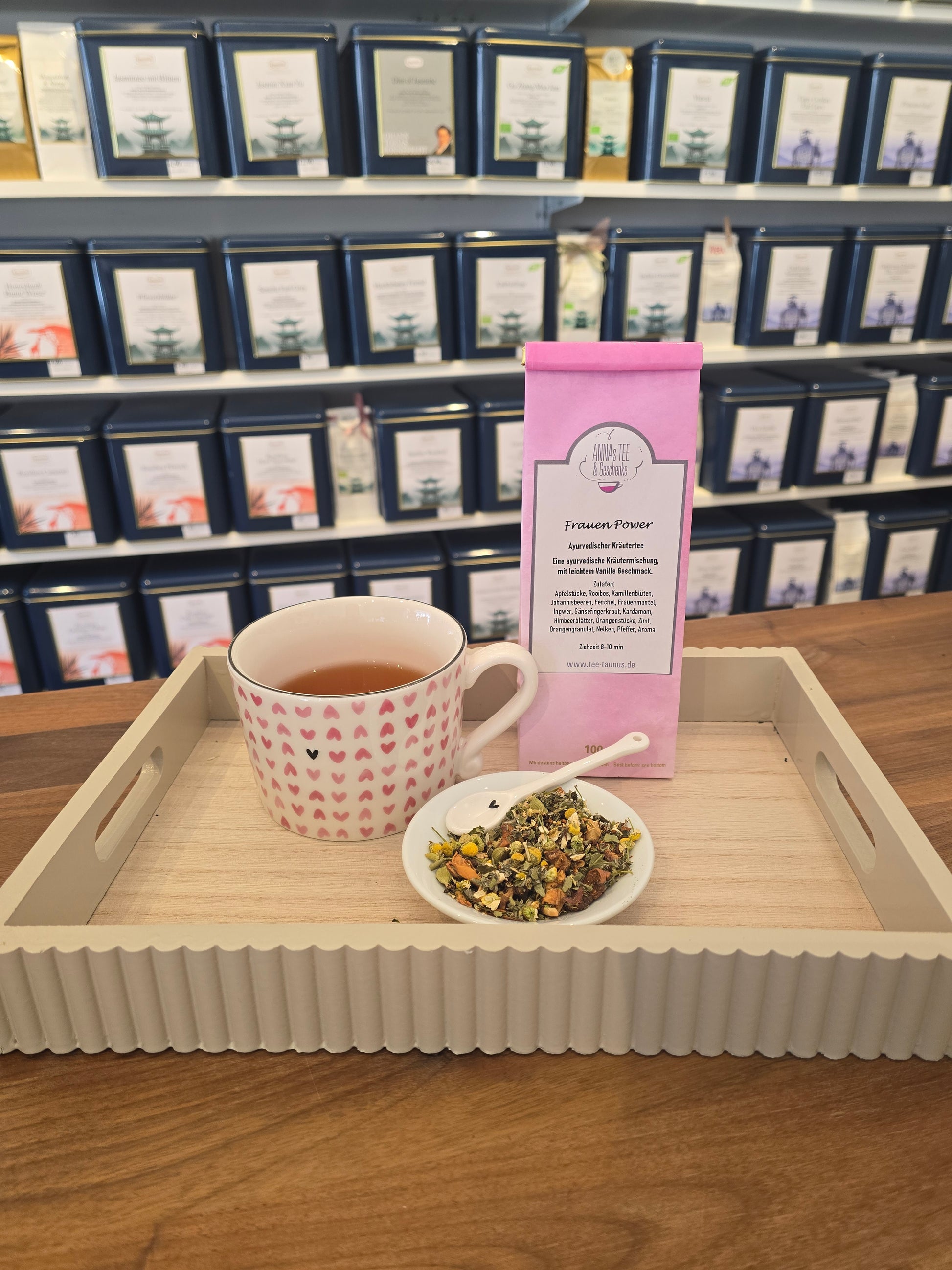 Für achtsame Tee-Momente in Unternehmen oder im Home Office, ayurvedische Teemischung